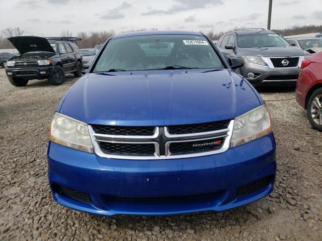 1C3CDZAB4EN104012 - 2014 DODGE AVENGER SE BLUE photo 5