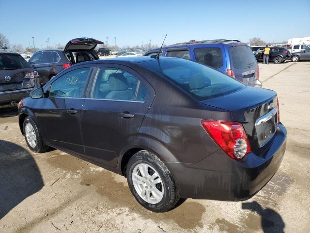 1G1JC5SH7D4250158 - 2013 CHEVROLET SONIC LT BLACK photo 2