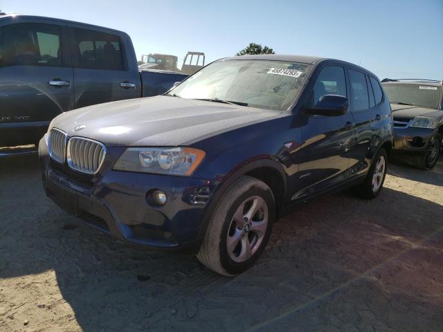 5UXWX5C59BL711996 - 2011 BMW X3 XDRIVE28I BLUE photo 1