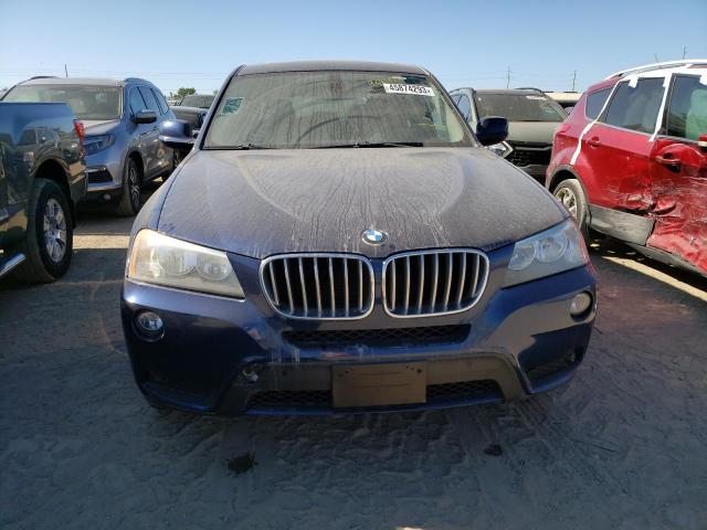 5UXWX5C59BL711996 - 2011 BMW X3 XDRIVE28I BLUE photo 5