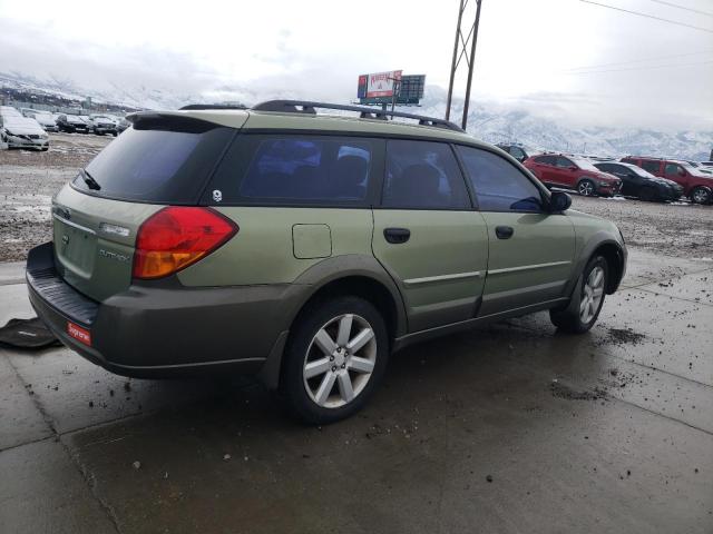 4S4BP61C667336649 - 2006 SUBARU LEGACY OUTBACK 2.5I GREEN photo 3