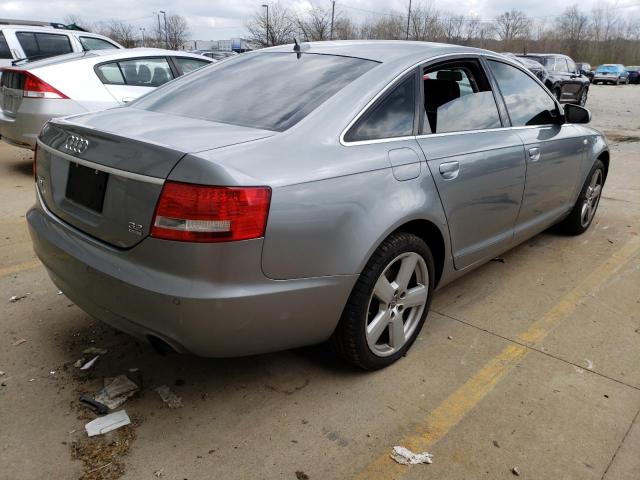 WAUDH74F68N088498 - 2008 AUDI A6 3.2 QUATTRO GRAY photo 3