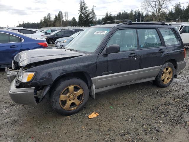 JF1SF655XWH765781 - 1998 SUBARU FORESTER S BLACK photo 1