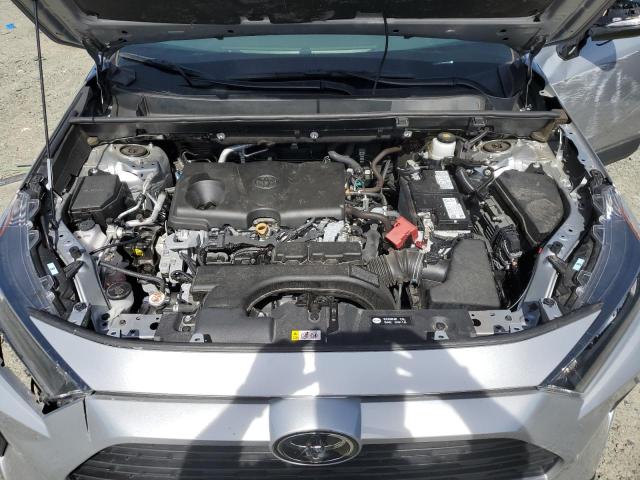 2T3G1RFVXMW220296 - 2021 TOYOTA RAV4 LE SILVER photo 12