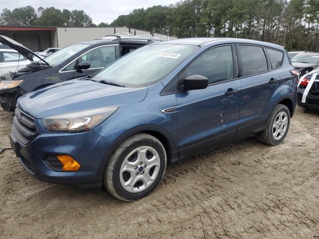 1FMCU0F79JUC28221 - 2018 FORD ESCAPE S BLUE photo 1