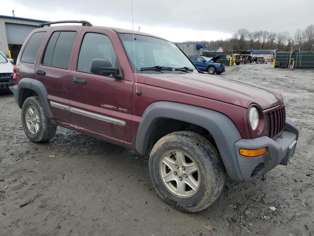 1J4GL48K32W227213 - 2002 JEEP LIBERTY SPORT RED photo 4