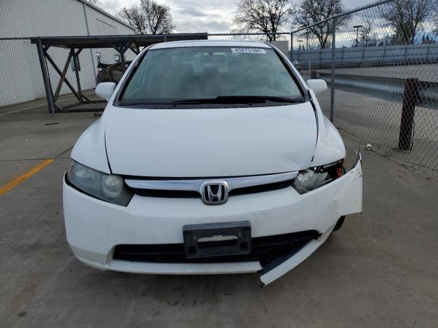 1HGFA168X6L017035 - 2006 HONDA CIVIC EX WHITE photo 5