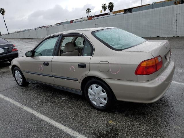 2HGEJ6674YH506823 - 2000 HONDA CIVIC LX TAN photo 2