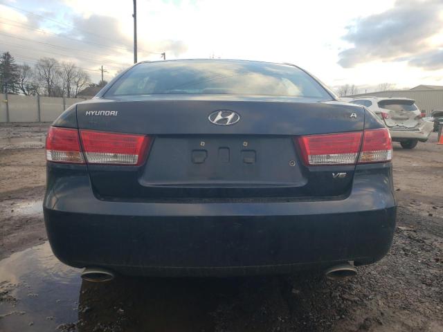 5NPEU46F77H178630 - 2007 HYUNDAI SONATA SE BLUE photo 6