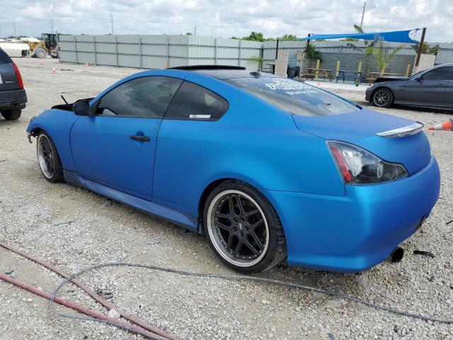 JNKCV64EX9M603310 - 2009 INFINITI G37 BASE BLUE photo 2