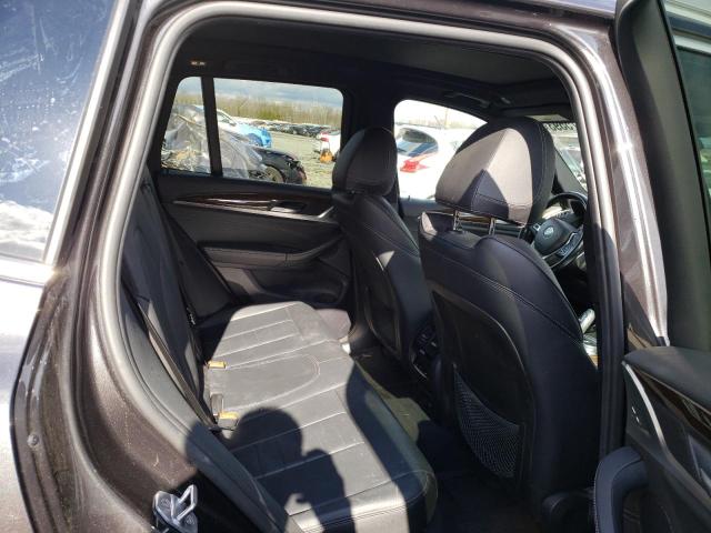 5UXTR9C5XJLD61378 - 2018 BMW X3 XDRIVE30I Темно-сірий фото 10