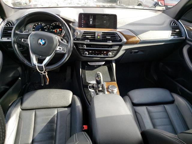 5UXTR9C5XJLD61378 - 2018 BMW X3 XDRIVE30I Темно-сірий фото 8