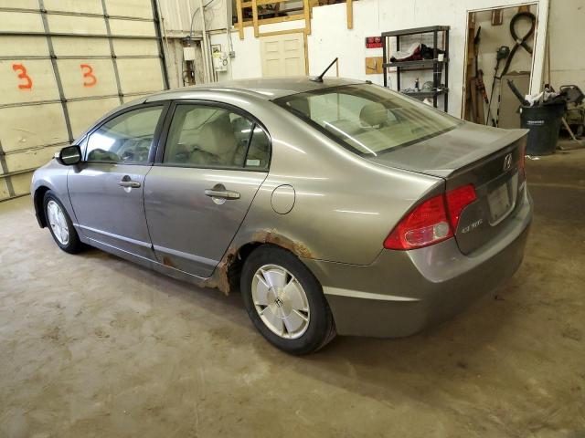 JHMFA36246S018501 - 2006 HONDA CIVIC HYBRID GRAY photo 2