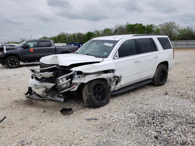 1GNSKAKC6JR305751 - 2018 CHEVROLET TAHOE K1500 LS WHITE photo 1