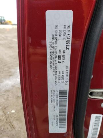 2C3CDXHG7KH608158 - 2019 DODGE CHARGER GT RED photo 13