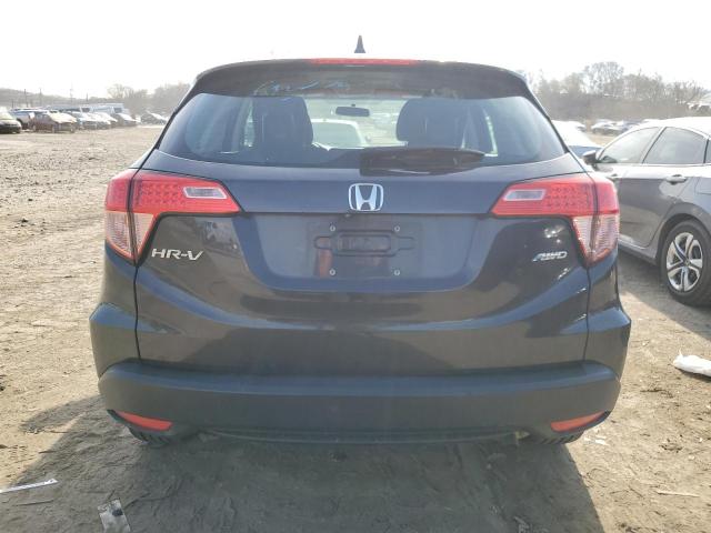 3CZRU6H38JG702376 - 2018 HONDA HR-V LX BLACK photo 6