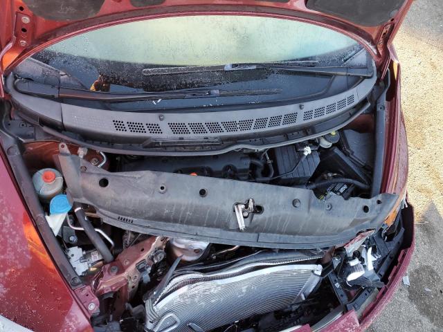 2HGFA1F97AH512808 - 2010 HONDA CIVIC EXL ბურგუნდია ფოტო 12