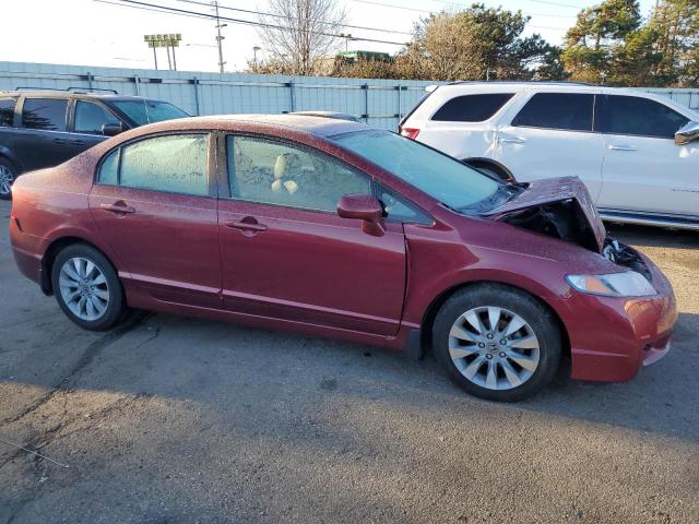 2HGFA1F97AH512808 - 2010 HONDA CIVIC EXL BURGUNDY photo 4