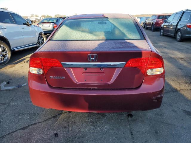 2HGFA1F97AH512808 - 2010 HONDA CIVIC EXL ბურგუნდია ფოტო 6