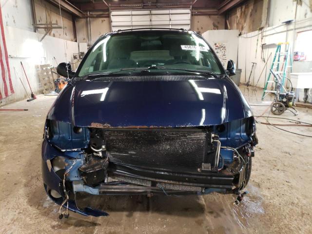 2D4GP44L85R529900 - 2005 DODGE GRAND CARA SXT BLUE photo 5