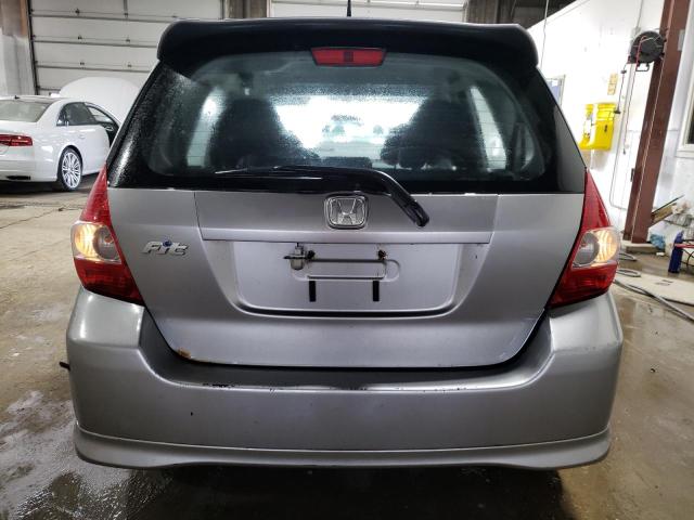 JHMGD38627S032023 - 2007 HONDA FIT S ვერცხლისფერი ფოტო 6