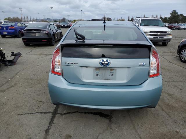 JTDKN3DU6F1915642 - 2015 TOYOTA PRIUS TEAL photo 6