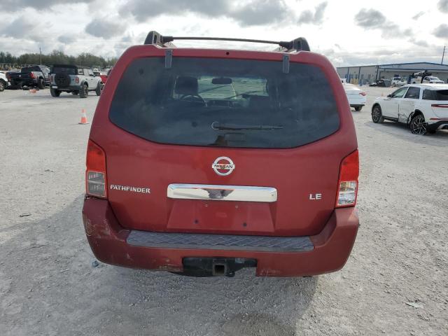 5N1AR18W07C621171 - 2007 NISSAN PATHFINDER LE წითელი ფოტო 6