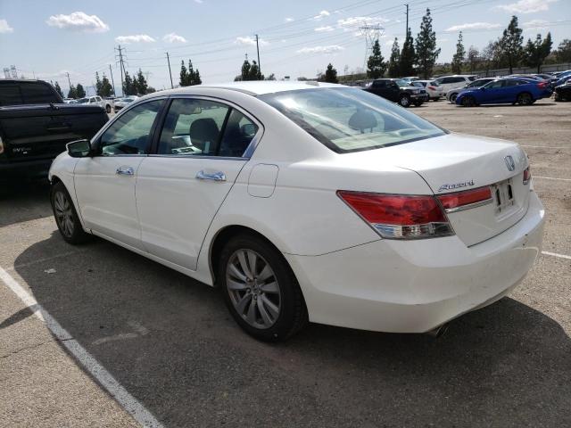 1HGCP3F84CA018783 - 2012 HONDA ACCORD EXL WHITE photo 2