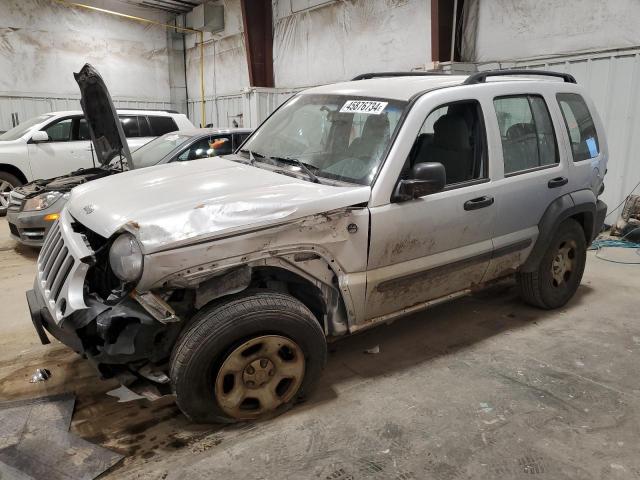 1J4GL48K07W620934 - 2007 JEEP LIBERTY SPORT SILVER photo 1