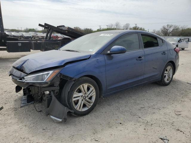 5NPD84LF4KH496377 - 2019 HYUNDAI ELANTRA SEL BLUE photo 1