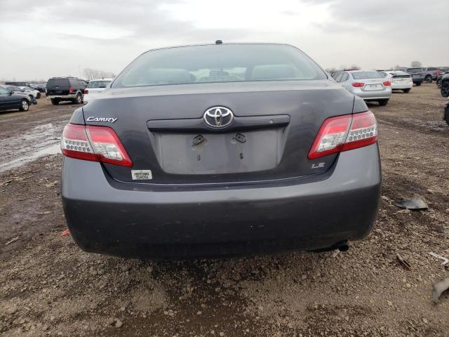 4T4BF3EK2BR135996 - 2011 TOYOTA CAMRY BASE GRAY photo 6