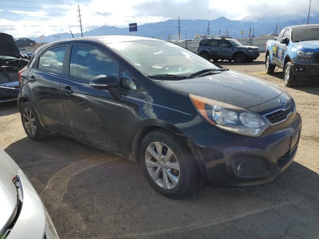 KNADN5A36C6080024 - 2012 KIA RIO EX BLACK photo 4