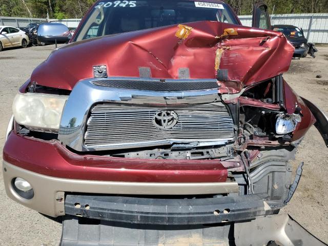 5TFRV58129X070901 - 2009 TOYOTA TUNDRA DOUBLE CAB LIMITED RED photo 11