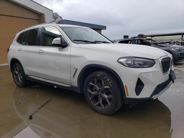 5UX53DP04P9P52444 - 2023 BMW X3 XDRIVE30I WHITE photo 4