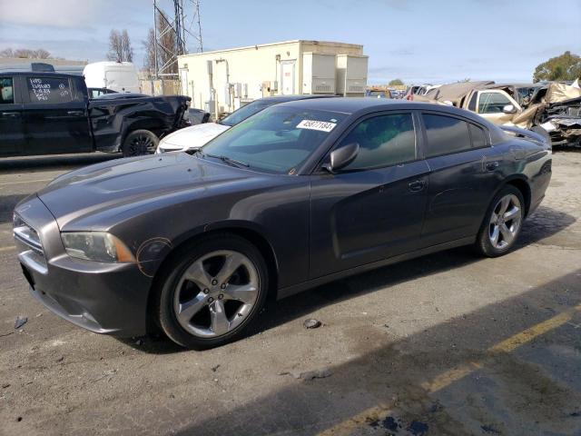 2C3CDXBG4EH328520 - 2014 DODGE CHARGER SE GRAY photo 1