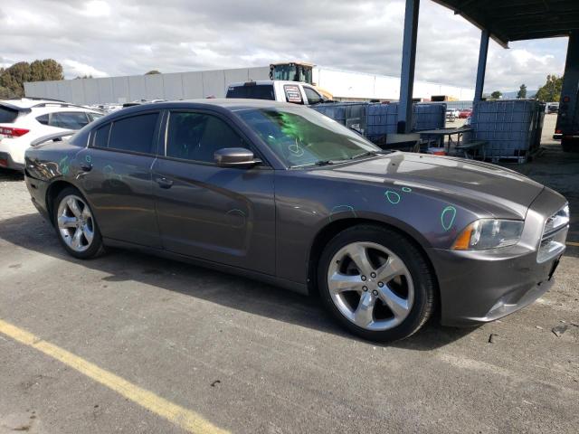 2C3CDXBG4EH328520 - 2014 DODGE CHARGER SE GRAY photo 4