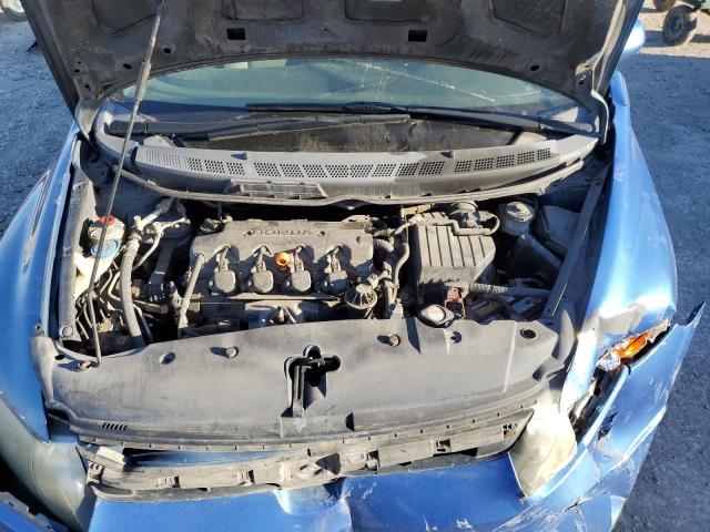 1HGFA16558L035032 - 2008 HONDA CIVIC LX BLUE photo 11