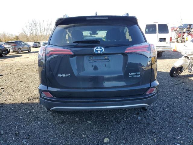 JTMDJREV2JD191311 - 2018 TOYOTA RAV4 HV LIMITED BLACK photo 6