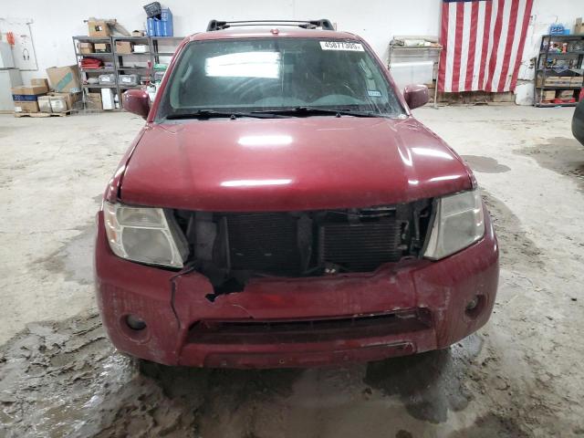 5N1AR1NB2CC621877 - 2012 NISSAN PATHFINDER S RED photo 5