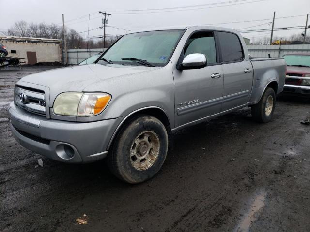 5TBDT44146S530957 - 2006 TOYOTA TUNDRA DOUBLE CAB SR5 SILVER photo 1