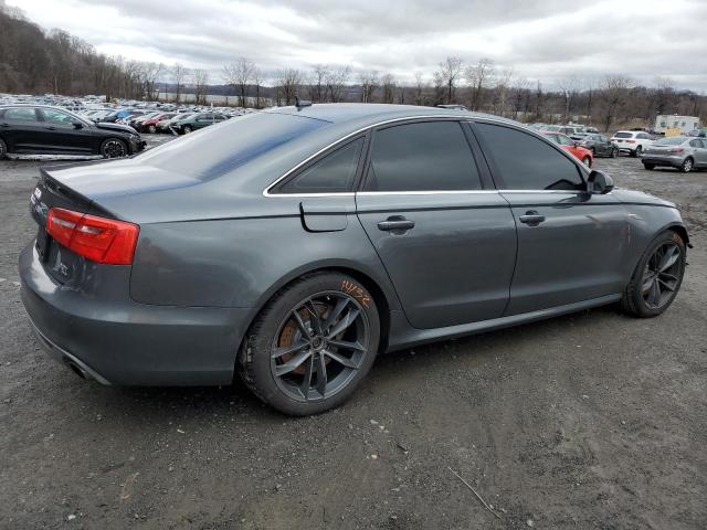 WAUHGAFC4EN029188 - 2014 AUDI A6 PRESTIGE GRAY photo 3