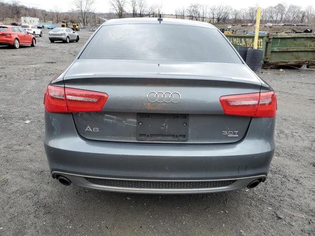 WAUHGAFC4EN029188 - 2014 AUDI A6 PRESTIGE GRAY photo 6