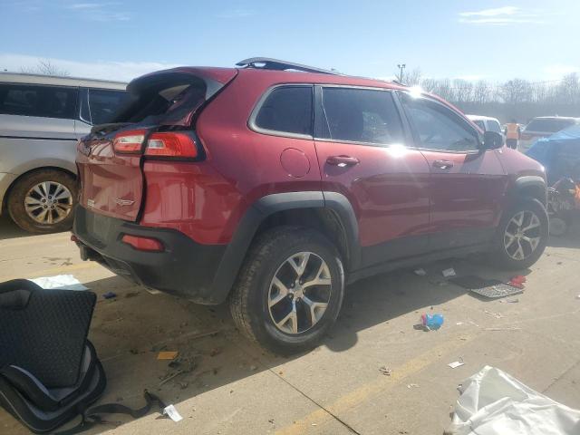 1C4PJMBSXFW689083 - 2015 JEEP CHEROKEE TRAILHAWK BURGUNDY photo 3