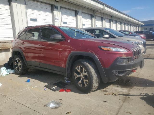 1C4PJMBSXFW689083 - 2015 JEEP CHEROKEE TRAILHAWK BURGUNDY photo 4