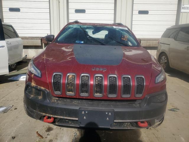 1C4PJMBSXFW689083 - 2015 JEEP CHEROKEE TRAILHAWK BURGUNDY photo 5