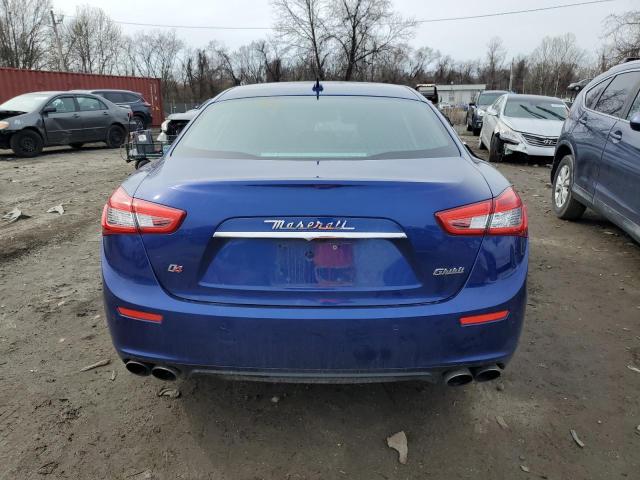 ZAM57RTA3F1140164 - 2015 MASERATI GHIBLI S BLUE photo 6