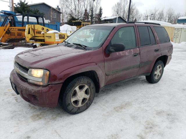 1GNDT13S752252049 - 2005 CHEVROLET TRAILBLAZE LS BURGUNDY photo 1