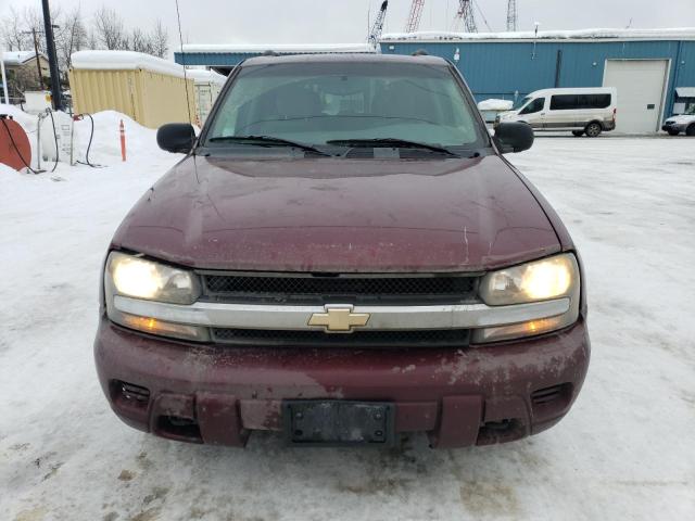 1GNDT13S752252049 - 2005 CHEVROLET TRAILBLAZE LS BURGUNDY photo 5