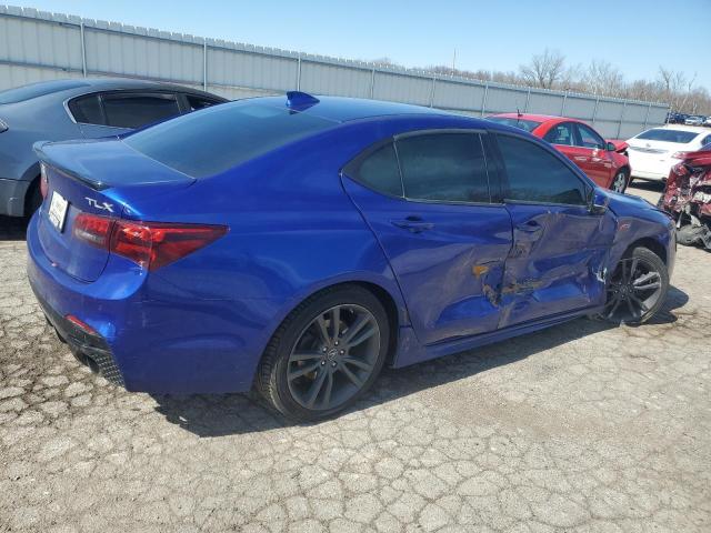 19UUB2F61JA010780 - 2018 ACURA TLX TECH+A BLUE photo 3