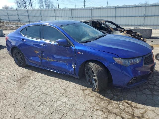 19UUB2F61JA010780 - 2018 ACURA TLX TECH+A BLUE photo 4